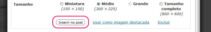 Inserir imagem