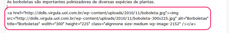Inserir imagem